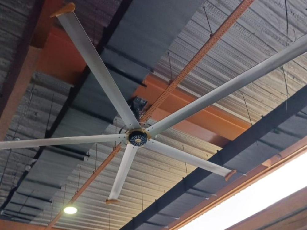 Rezo Group’s DC inverter technology on HVLS ceiling fans