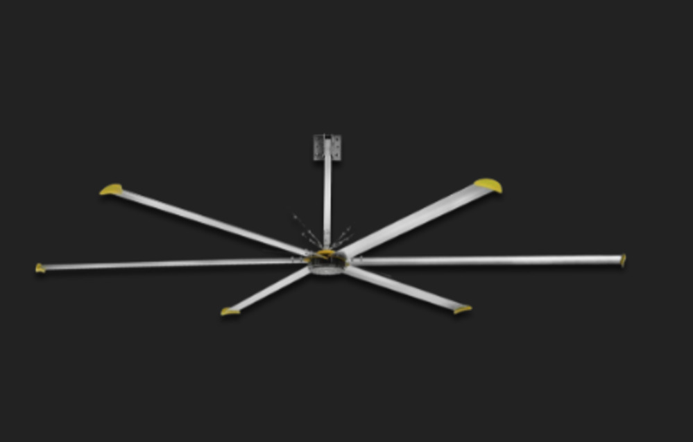 Rezo Group’s industrial ceiling fans for better air quality and air circulation